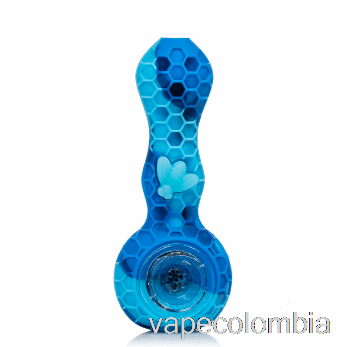 Vape Desechable Stratus Bee Cuchara De Silicona Mármol Azul (baby Blue / Blue)
